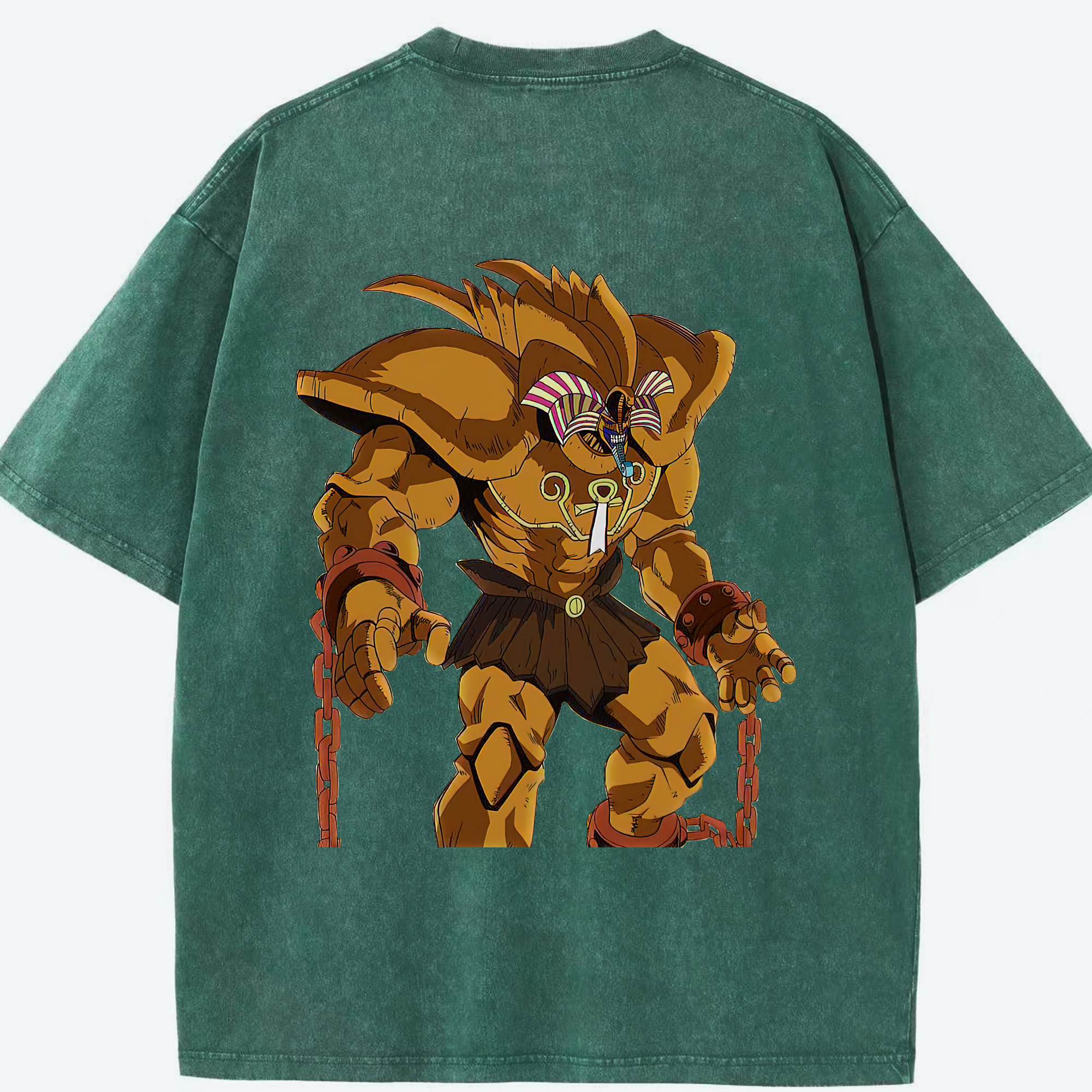 （画像用） 遊☆戯☆王 Yu-Gi-Oh! 綿100% ヴィンテージ風 半袖Tシャツ（背面プリント）